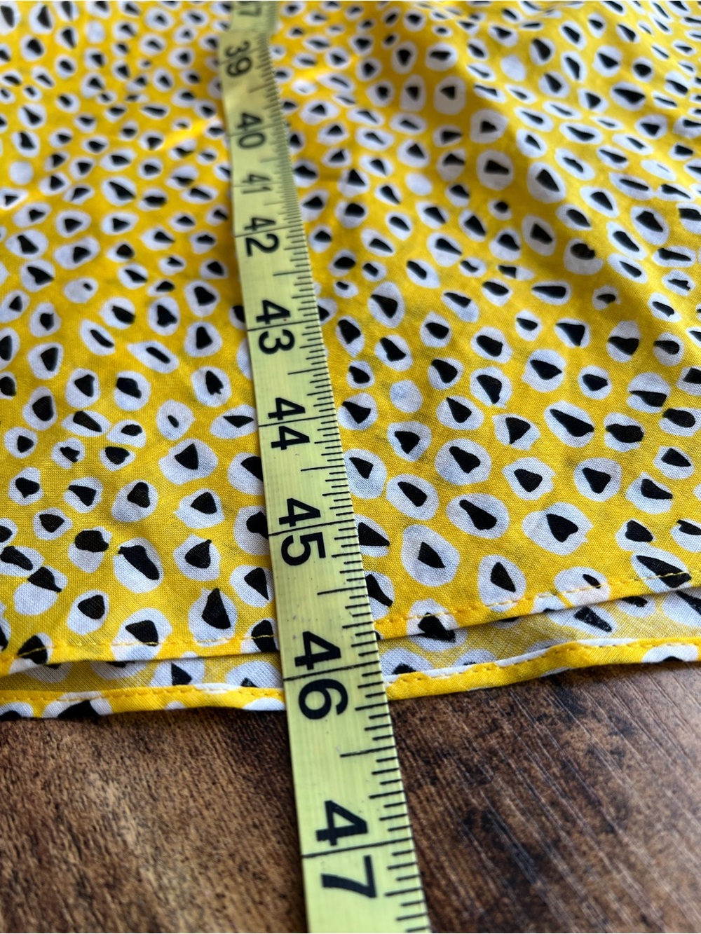 DVF Diane von Furstenberg Yellow Printed Cotton Slip Midi Dress 10 - Picture 6 of 10